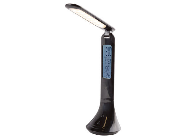 LED STOLNÍ LAMPA S DISPLEJEM