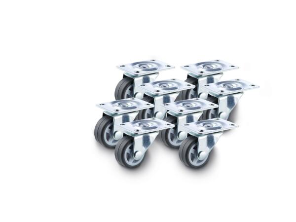 Castors, 4 or 8 pieces