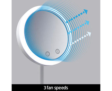 Ring Light Mirror with Fan