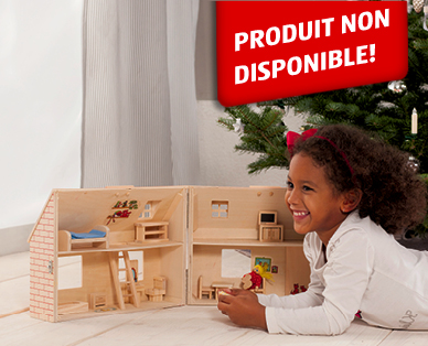 Maison de poupée ou écurie dans une valise TOYLINO