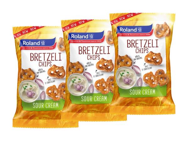 Trio de chips bretzels Roland