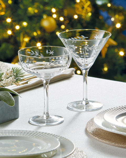 2 Pack Champagne Glasses