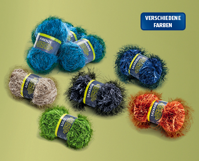 Stricksortiment in Fell-Optik