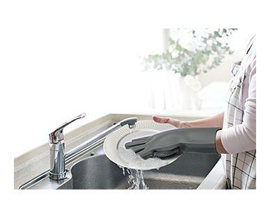 Easy Home 
 Silicone Scrub Gloves
