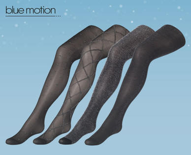 BLUE MOTION Damen-Glitzer-Strumpfhose