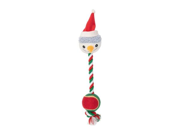 Zoofari Snowman Christmas Dog Toy