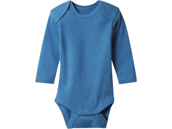 Baby Long-Sleeve Bodysuits, 3 pieces