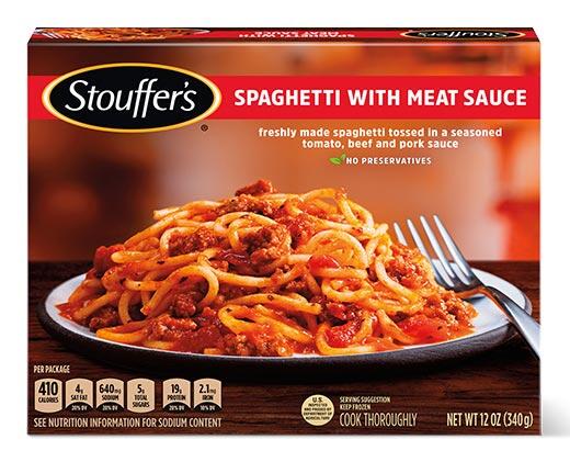 Stouffer's Spaghetti with Meat Sauce