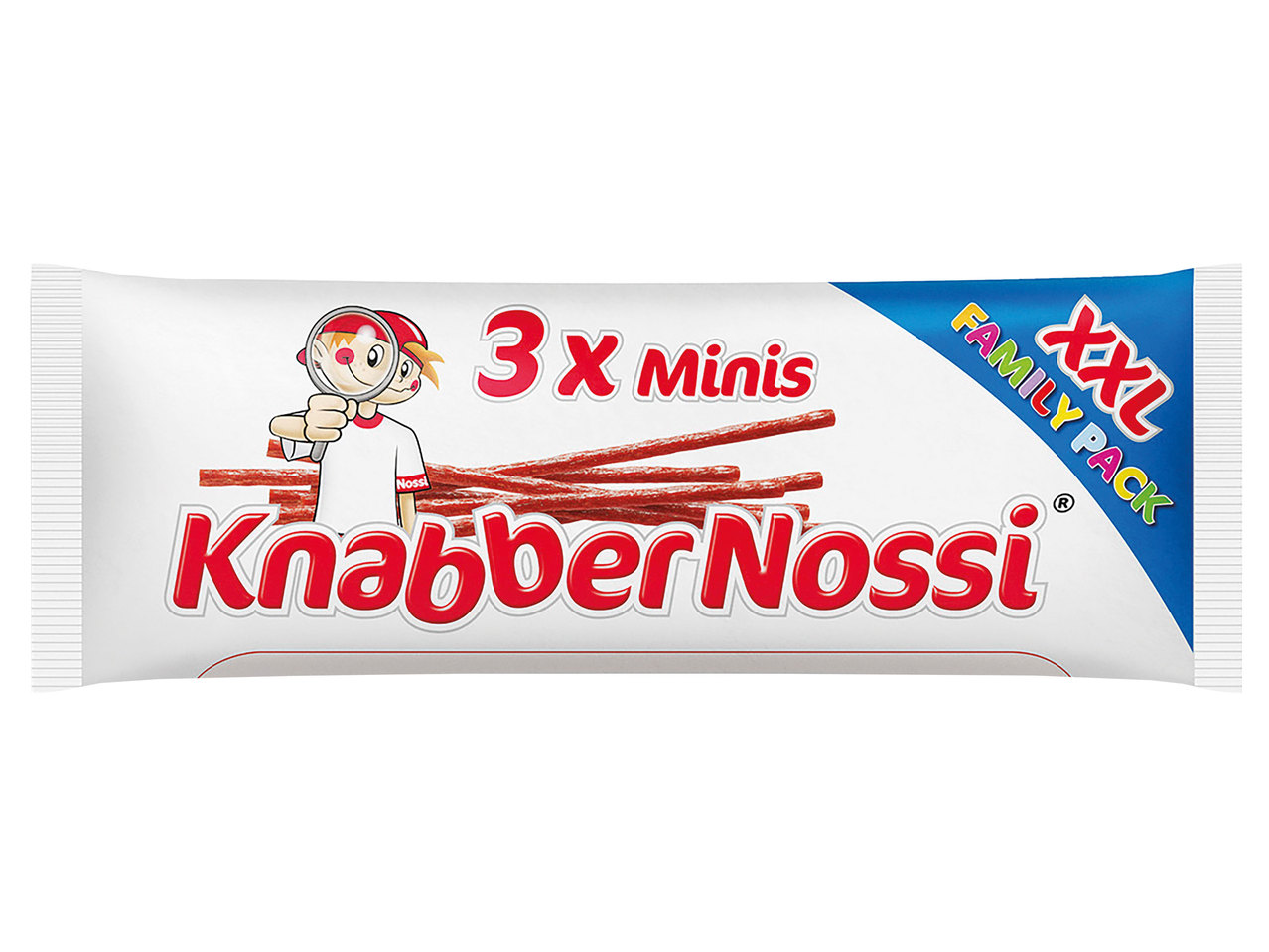 KNABBERNOSSI Minis 3er XXL Pack
