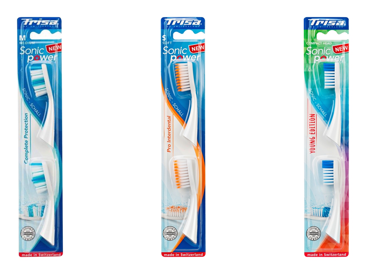 Brosses à dents de rechange Trisa