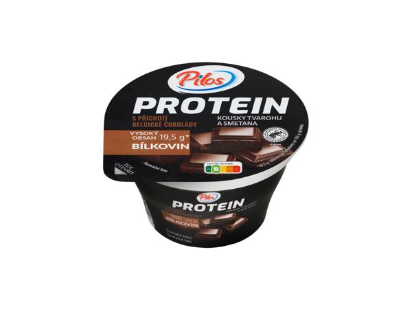 PILOS Protein jogurt s kousky tvarohu