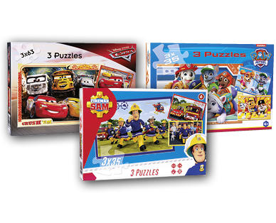 DISNEY CARS/PAW PETROL/DISNEY FROZEN/SAM Puzzle per bambini