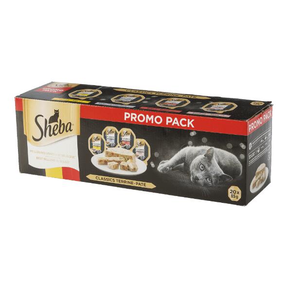 Nourriture pour chats Sheba, 20 pcs