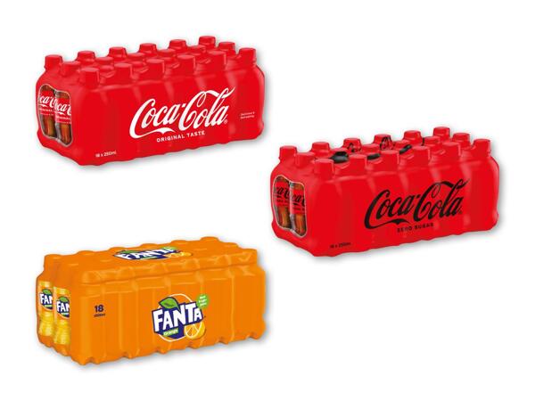 Coca Cola, Coca Cola Zero eller Fanta orange