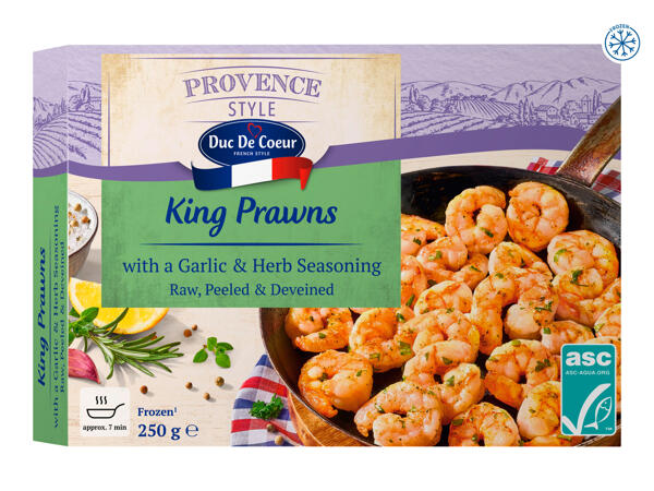 Duc de Coeur King Prawns with a Garlic & Herb Seasoning - Lidl - Great ...