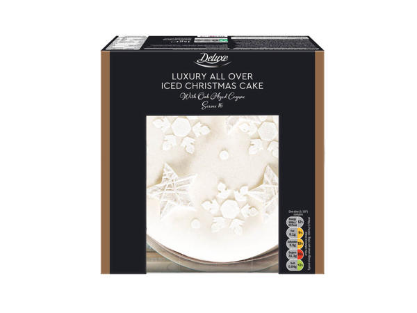 Luxury Hand Decorated Christmas Cake