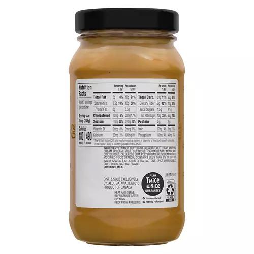 Butternut Squash Jarred Soup, 24 oz
