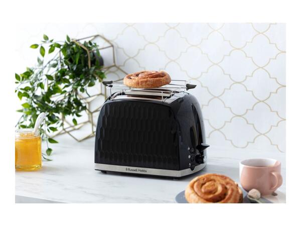 Russell Hobbs Honeycomb Toaster - Black