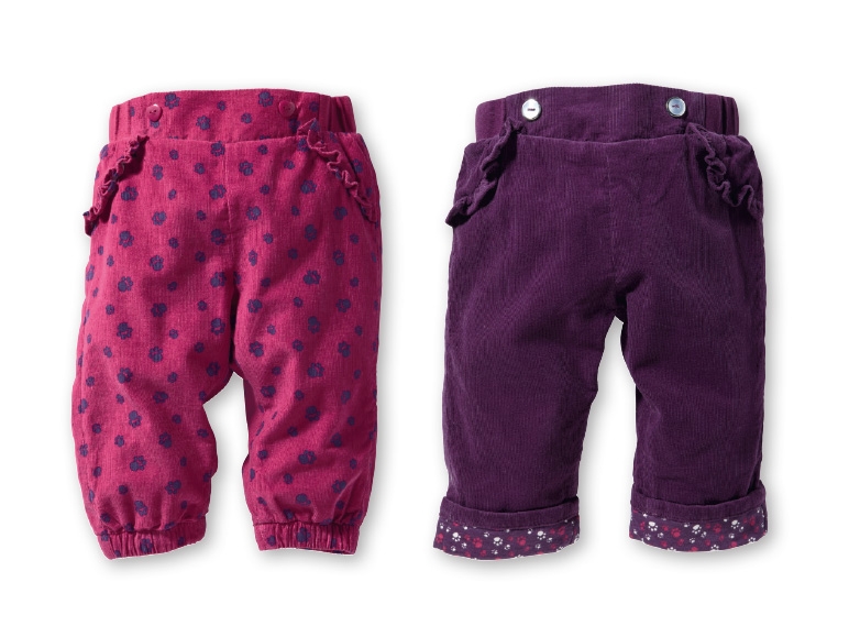 Baby Girls' Velvet Trousers