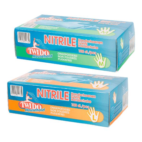 TWIDO HOUSEHOLD(R) 				Nitrilhandschuhe, 100 St.