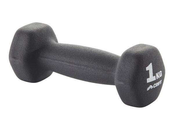 Crivit 1kg Dumbbells - Set of 2