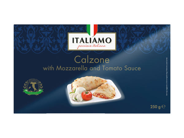 Calzone with Mozzarella & Tomato Sauce
