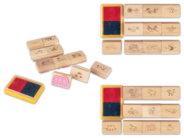 Kinderstempel-Set, 11-teilig