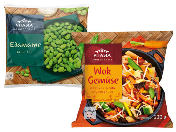 Edamame Bohnen/Wok-Gemüse