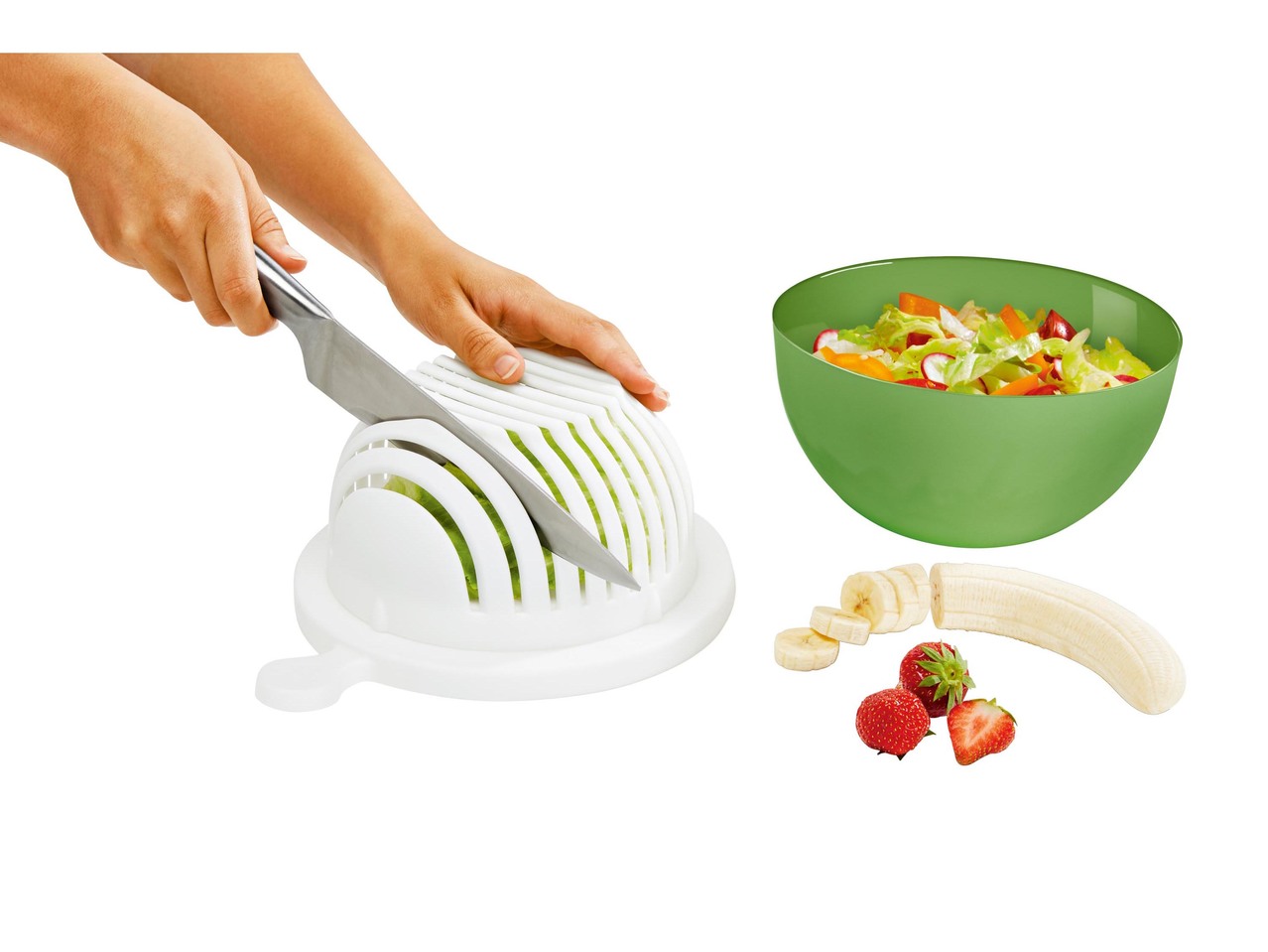 Salad Cutter Bowl