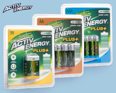 ACTIV ENERGY NiMh-Hochleistungsakkus