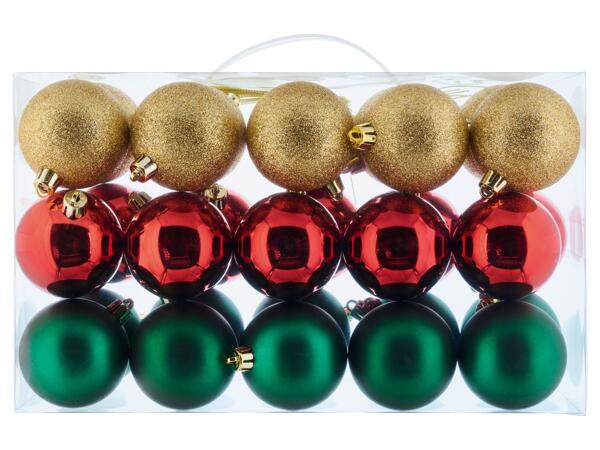 Christmas Baubles, 30 Pieces