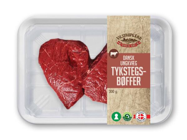 Ribeye steak, peberbøffer eller tykstegsbøffer