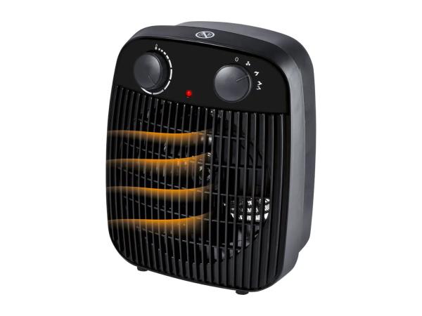Tronic Black Fan Heater