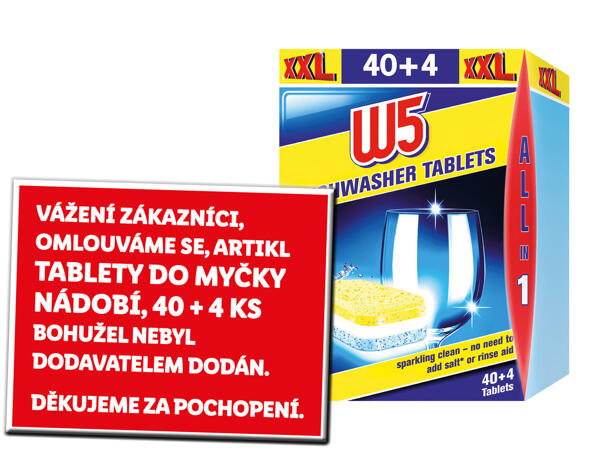 TABLETY DO MYČKY NÁDOBÍ XXL