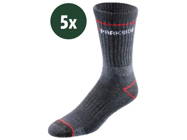 Men's work socks, 5 pairs