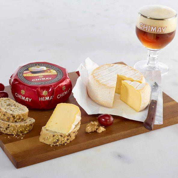 CHIMAY(R) 				Chimay-kaas met bier