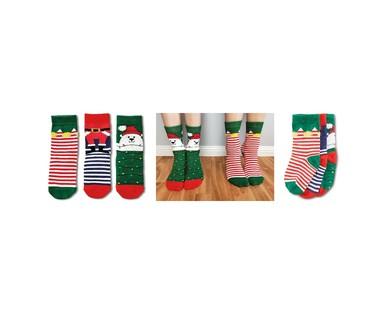 Merry Moments Children's 3-Pack Holiday Socks