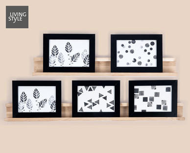 LIVING STYLE Wandregal-Sortiment Eiche