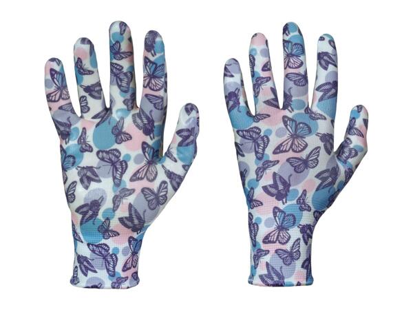 Parkside Nitrile Gardening Gloves - Butterflies