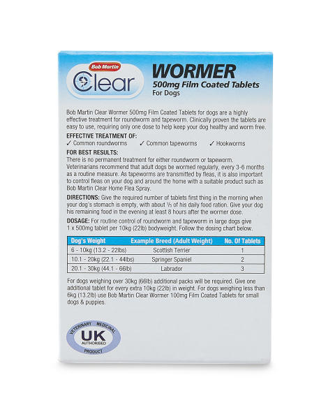 Bob Martin Large Dog Dewormer