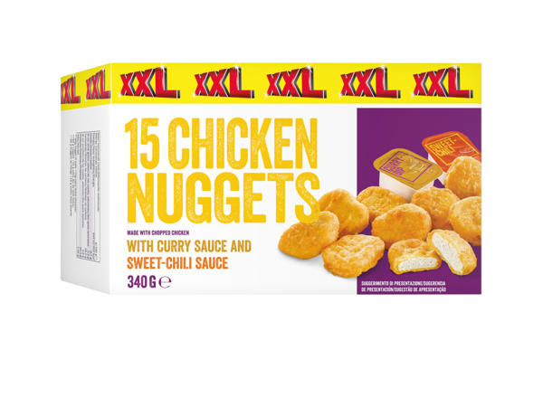 Kycklingnuggets med dipsås