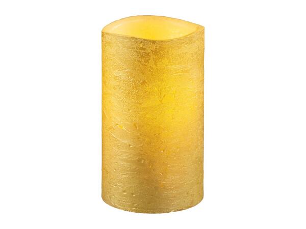 Livarno Home Golden LED Real Wax Candles - 2 Pack