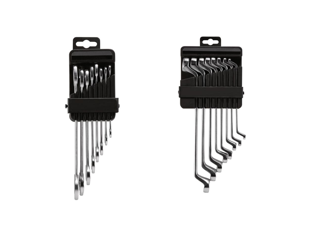 POWERFIX Ring Spanner Set/Open-End Spanner Set