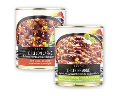 Chili con/sin carne ALINO