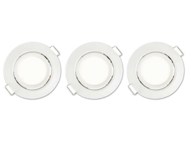 LED-Einbauleuchte, 3 Stück