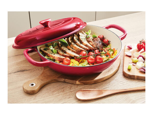 Ernesto 3.2L Cast Iron Shallow Casserole