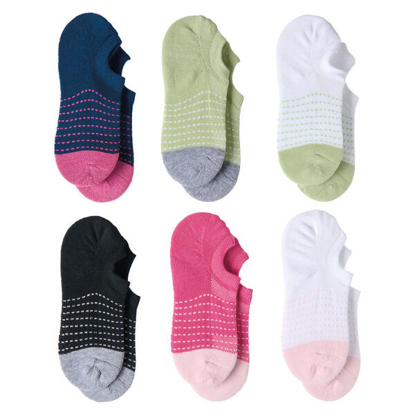 Crane Ladies White/Gray/Pink/Navy/Black Socks