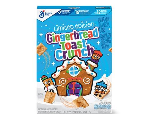 General Mills Sugar Cookie or Gingerbread Toast Crunch Cereal