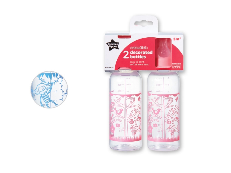 TOMMEE TIPPEE(R) Decorated Twin Bottles