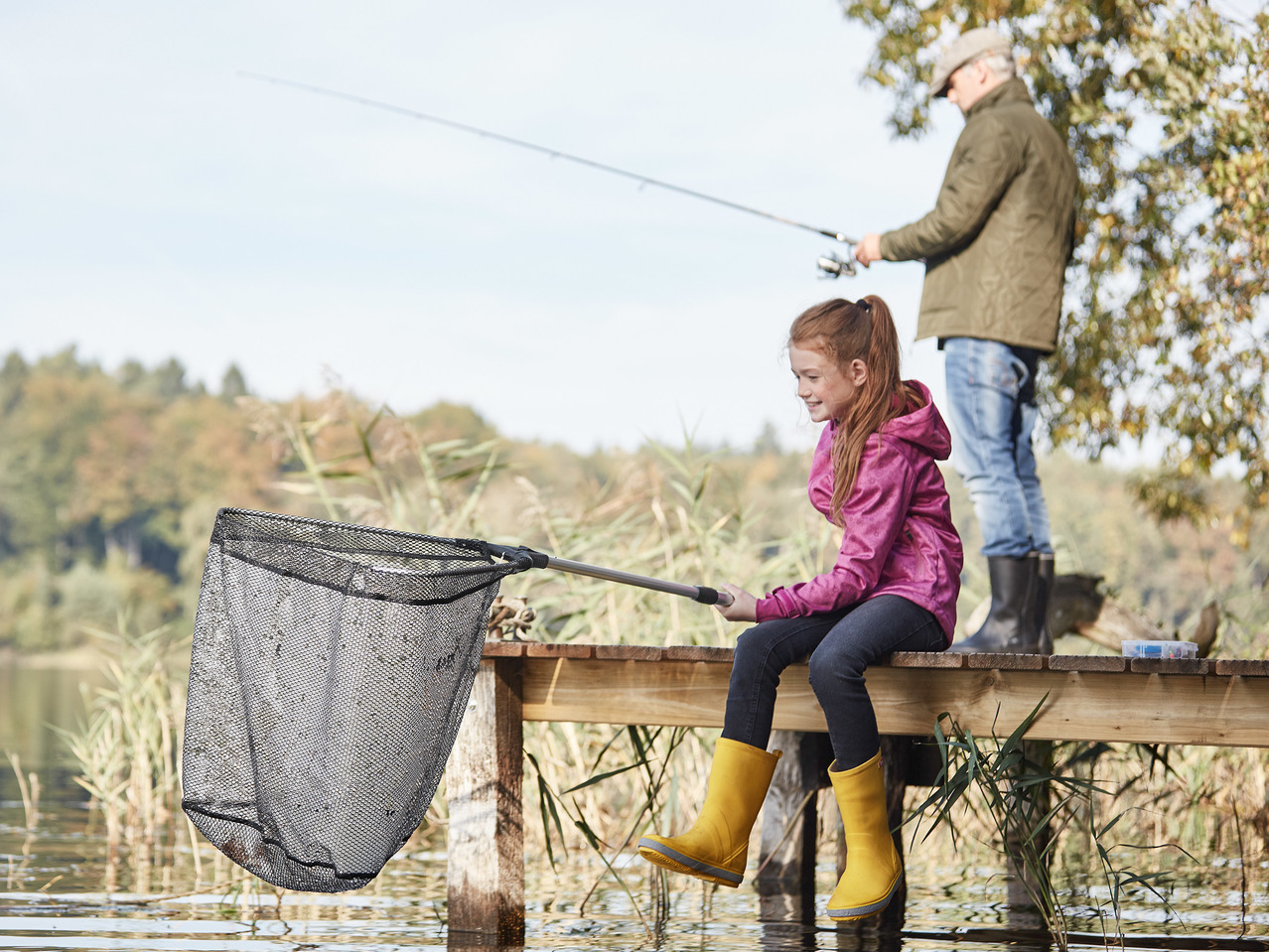 Extendable Aluminium Rod Holder/Fishing Keep Net